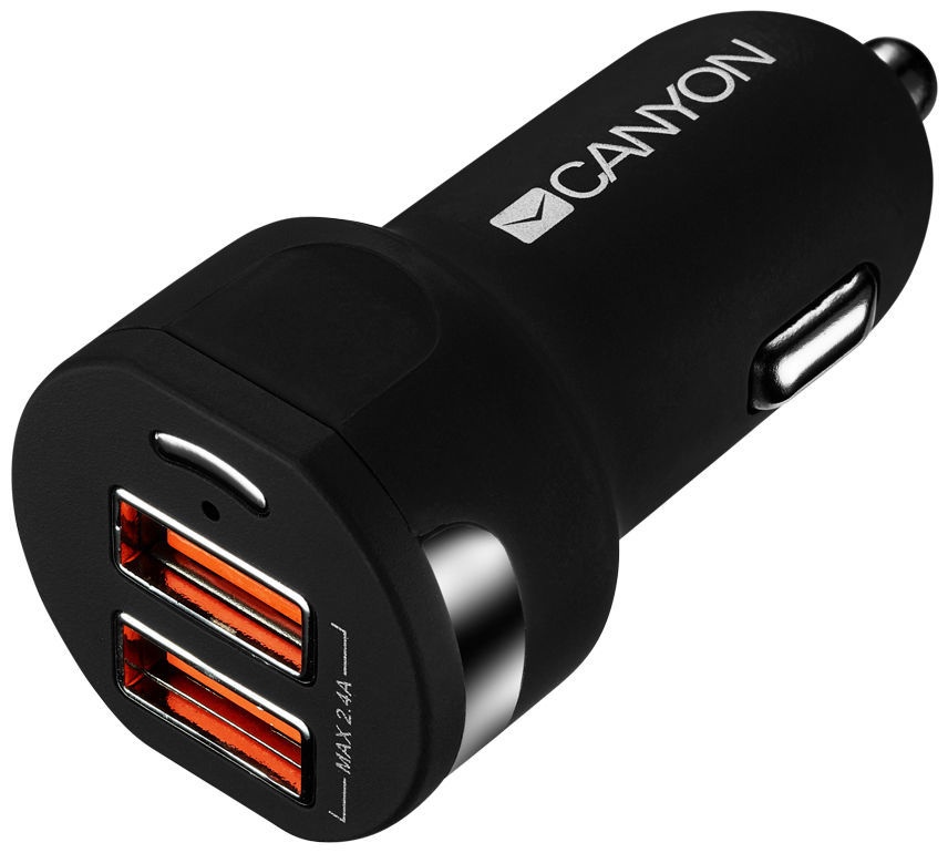 Canyon Dual USB Car Charger 2.4A